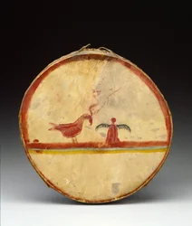 Tambour, Culture Chippewa, vers 1840